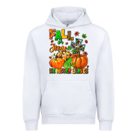 White fall for jesus he never leaves Urban Hoodie - MaliasSmallBusiness