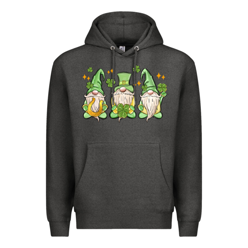 St. Patrick's Day Gnomes Premium Hoodie by MaliasSmallBusiness | Teevron
