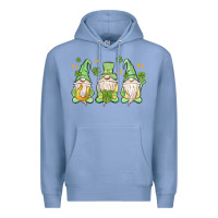 Colony Blue st. patrick's day gnomes Premium Hoodie - MaliasSmallBusiness