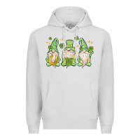 Dove Grey st. patrick's day gnomes Premium Hoodie - MaliasSmallBusiness