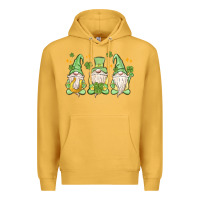 Mustard st. patrick's day gnomes Premium Hoodie - MaliasSmallBusiness