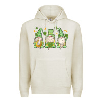 Oatmeal Heather st. patrick's day gnomes Premium Hoodie - MaliasSmallBusiness