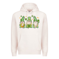 Pale Pink st. patrick's day gnomes Premium Hoodie - MaliasSmallBusiness
