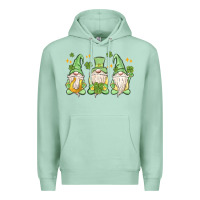 Seafoam st. patrick's day gnomes Premium Hoodie - MaliasSmallBusiness