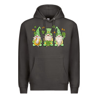 Smoke st. patrick's day gnomes Premium Hoodie - MaliasSmallBusiness