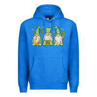 True Royal st. patrick's day gnomes Premium Hoodie - MaliasSmallBusiness