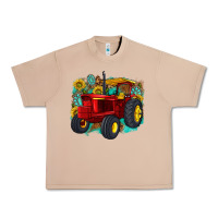 Burro western tractor Urban Heavy Tee - texasbilliewilder