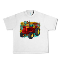 Lunar Rock western tractor Urban Heavy Tee - texasbilliewilder
