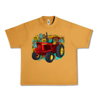 Peanut Butter western tractor Urban Heavy Tee - texasbilliewilder