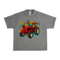 Tornado western tractor Urban Heavy Tee - texasbilliewilder