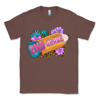 Chestnut Hello 2nd Grade Classic Tee - RanaPortraitStore