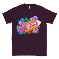Plum Hello 2nd Grade Classic Tee - RanaPortraitStore