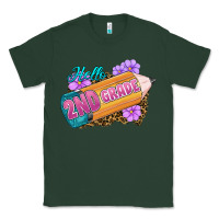 Sports Green Hello 2nd Grade Classic Tee - RanaPortraitStore