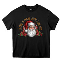 Black i love a man with a bearo Heavy Core Tee - CowhideDigitalArt