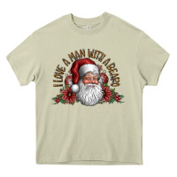 Mossy i love a man with a bearo Heavy Core Tee - CowhideDigitalArt