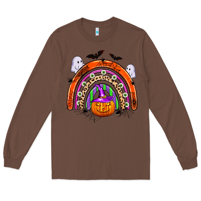 Halloween Rainbow Long Sleeve Tee by Zillion Design Studio | Teevron