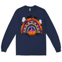 Navy halloween rainbow Long Sleeve Tee - Zillion Design Studio