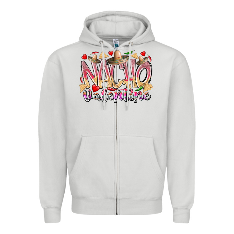 Nacho Valentine Zipper Hoodie by RacoonDesign | Teevron