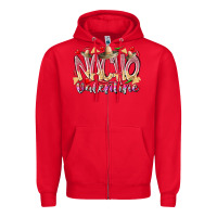 Red nacho valentine Zipper Hoodie - RacoonDesign
