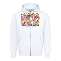 White nacho valentine Zipper Hoodie - RacoonDesign