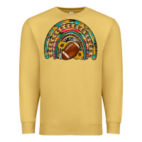 Antique Gold football rainbow Premium Sweatshirt - Artiststas