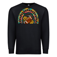 Black football rainbow Premium Sweatshirt - Artiststas