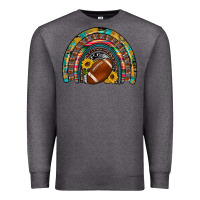 Charcoal Heather football rainbow Premium Sweatshirt - Artiststas