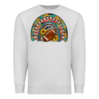 Dove Grey football rainbow Premium Sweatshirt - Artiststas