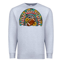 Heather Grey football rainbow Premium Sweatshirt - Artiststas