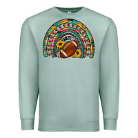 Seafoam football rainbow Premium Sweatshirt - Artiststas