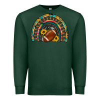 Sports Green football rainbow Premium Sweatshirt - Artiststas