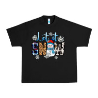 Black let it snow Urban Heavy Tee - Zillion Design Studio