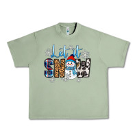 Oil Green let it snow Urban Heavy Tee - Zillion Design Studio