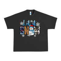 Pigment Black let it snow Urban Heavy Tee - Zillion Design Studio