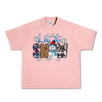 Salmon let it snow Urban Heavy Tee - Zillion Design Studio