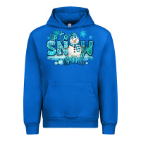 Cobalt up to snow good winter snowman Urban Hoodie - MaliasSmallBusiness