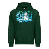 Forest Green up to snow good winter snowman Urban Hoodie - MaliasSmallBusiness