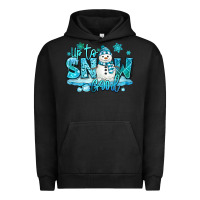 Pigment Black up to snow good winter snowman Urban Hoodie - MaliasSmallBusiness