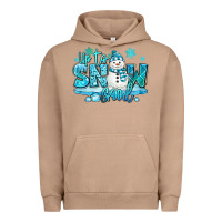 Pigment Burro up to snow good winter snowman Urban Hoodie - MaliasSmallBusiness