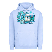 Pigment Grape Ice up to snow good winter snowman Urban Hoodie - MaliasSmallBusiness