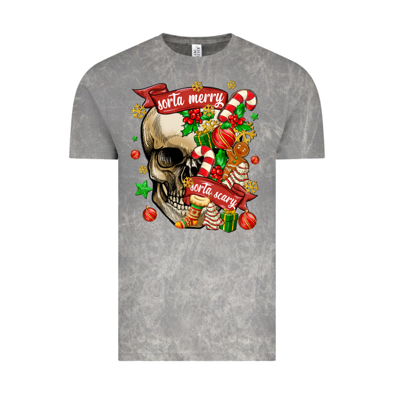 Sorta Merry Sorta Scary Vintage Tee by MaliasSmallBusiness | Teevron