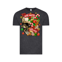 Vintage Black sorta merry sorta scary Vintage Tee - MaliasSmallBusiness
