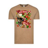 Vintage Coffee sorta merry sorta scary Vintage Tee - MaliasSmallBusiness