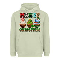 Matcha merry christmas with cupcakes Heavyweight Hoodie - AdoDesignShop