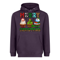 Plum merry christmas with cupcakes Heavyweight Hoodie - AdoDesignShop