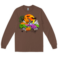 Chestnut halloween farm truck Long Sleeve Tee - Zillion Design Studio