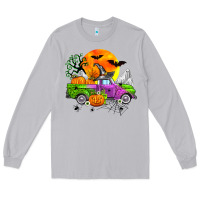 Moon Dust halloween farm truck Long Sleeve Tee - Zillion Design Studio