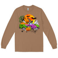 Toasted Coconut halloween farm truck Long Sleeve Tee - Zillion Design Studio