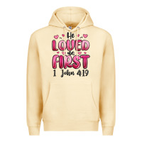 Pina Colada he loved us first 1 john 4 19 Premium Hoodie - MaliasSmallBusiness