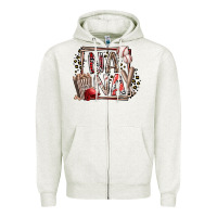 Oatmeal Heather nana baseball Zipper Hoodie - RacoonDesign